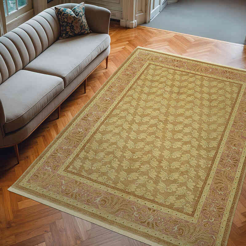 Nueva Alfombra Oushak Tejida a Mano - 202 cm x 275 cm - K0063239