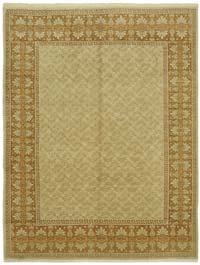 New Hand Knotted Wool Oushak Rug - 8' 2" x 10' 7" (98" x 127")