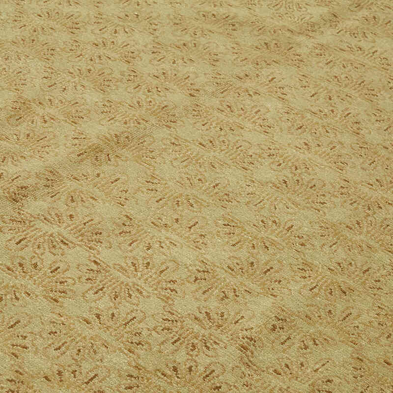 New Hand Knotted Wool Oushak Rug - 8' 2" x 10' 7" (98" x 127") - K0063241