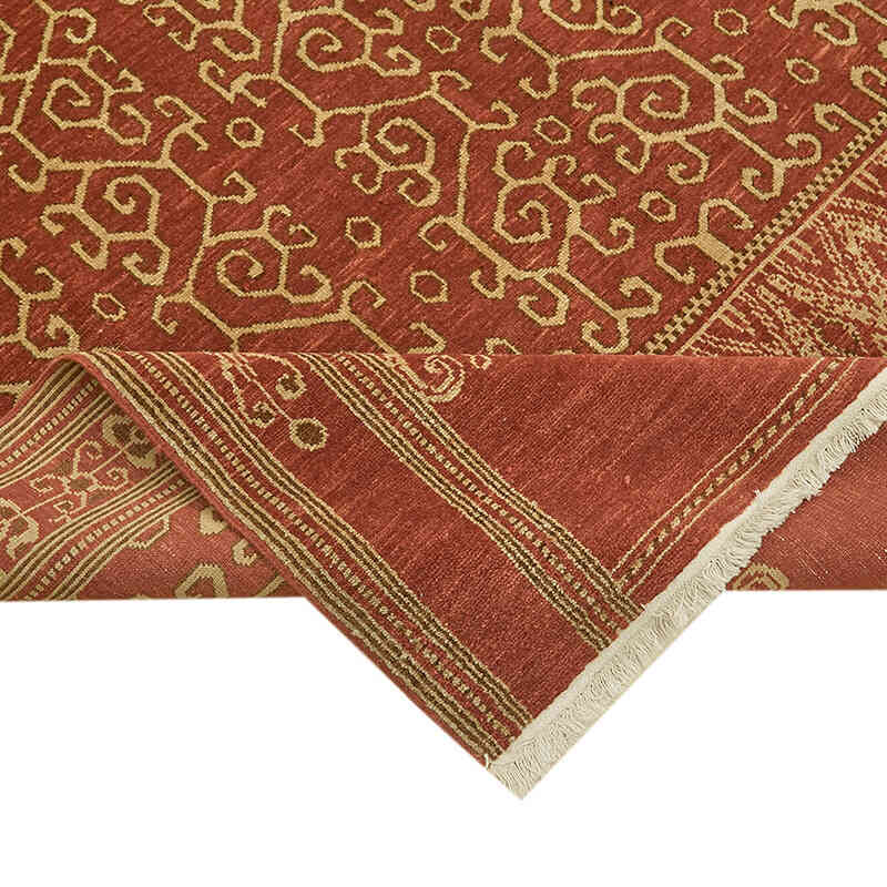 Nueva Alfombra Oushak Tejida a Mano - 184 cm x 264 cm - K0063244