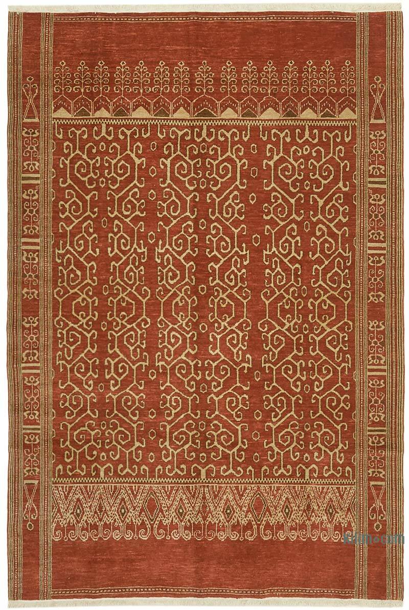 Nueva Alfombra Oushak Tejida a Mano - 184 cm x 264 cm - K0063244