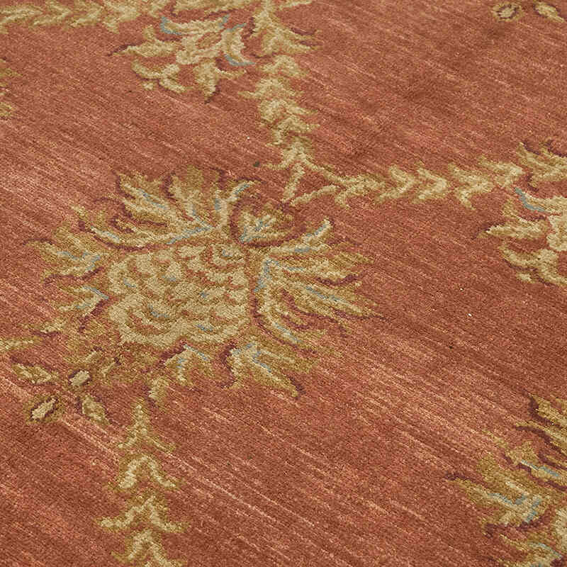New Hand Knotted Wool Oushak Rug - 5' 9" x 7' 7" (69" x 91") - K0063247