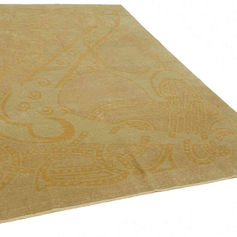 New Hand Knotted Wool Rug - 6' 9" x 9' 1" (81" x 109") - K0063249