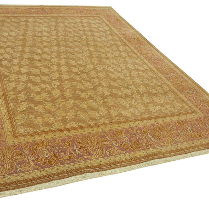 New Hand Knotted Wool Oushak Rug - 7' 10" x 10' 2" (94" x 122") - K0063251