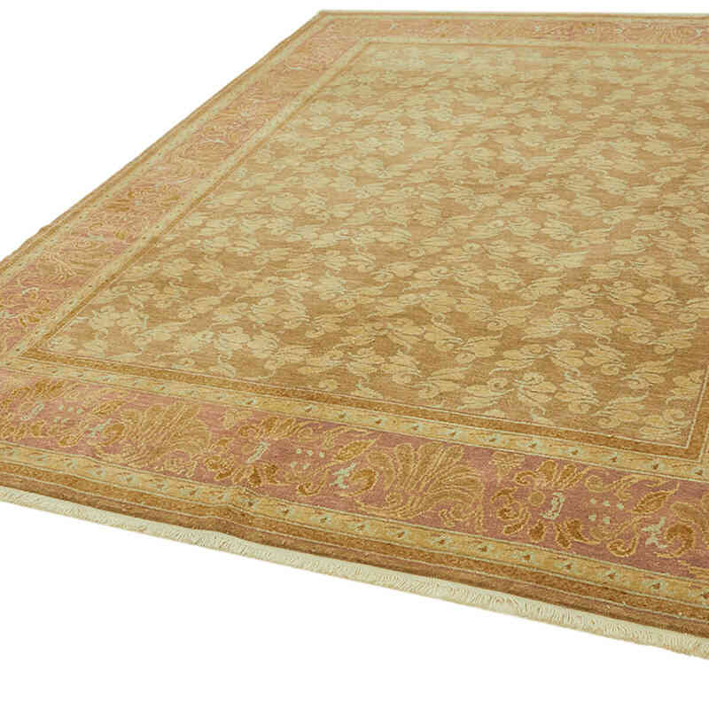 New Hand Knotted Wool Oushak Rug - 7' 10" x 10' 2" (94" x 122") - K0063251