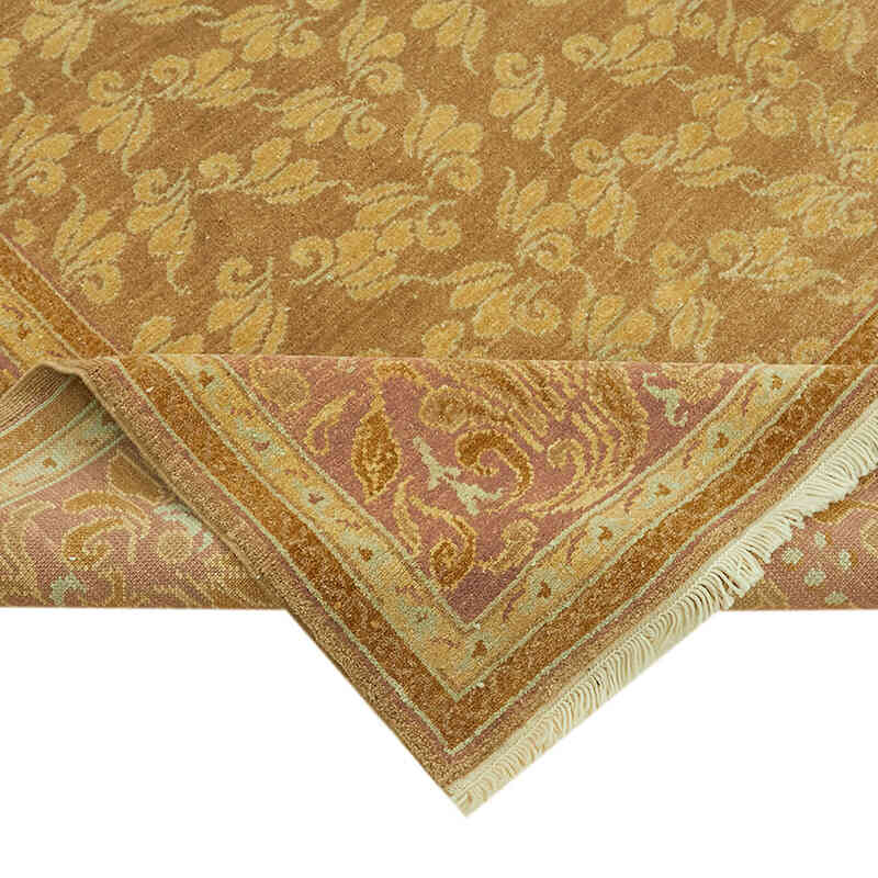 New Hand Knotted Wool Oushak Rug - 7' 10" x 10' 2" (94" x 122") - K0063251