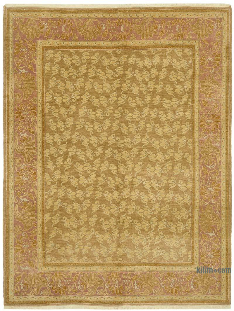 New Hand Knotted Wool Oushak Rug - 7' 10" x 10' 2" (94" x 122") - K0063251