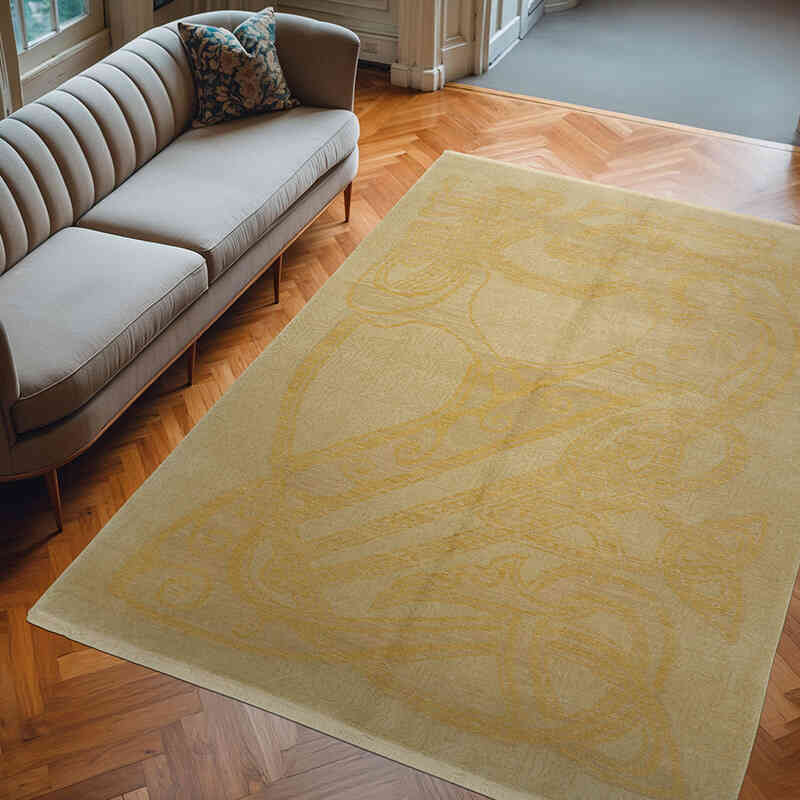 Nueva Alfombra Tejida a Mano - 206 cm x 278 cm - K0063254