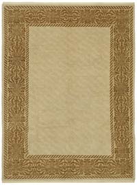 New Hand Knotted Wool Oushak Rug - 6' 10" x 10' 3" (82" x 123")