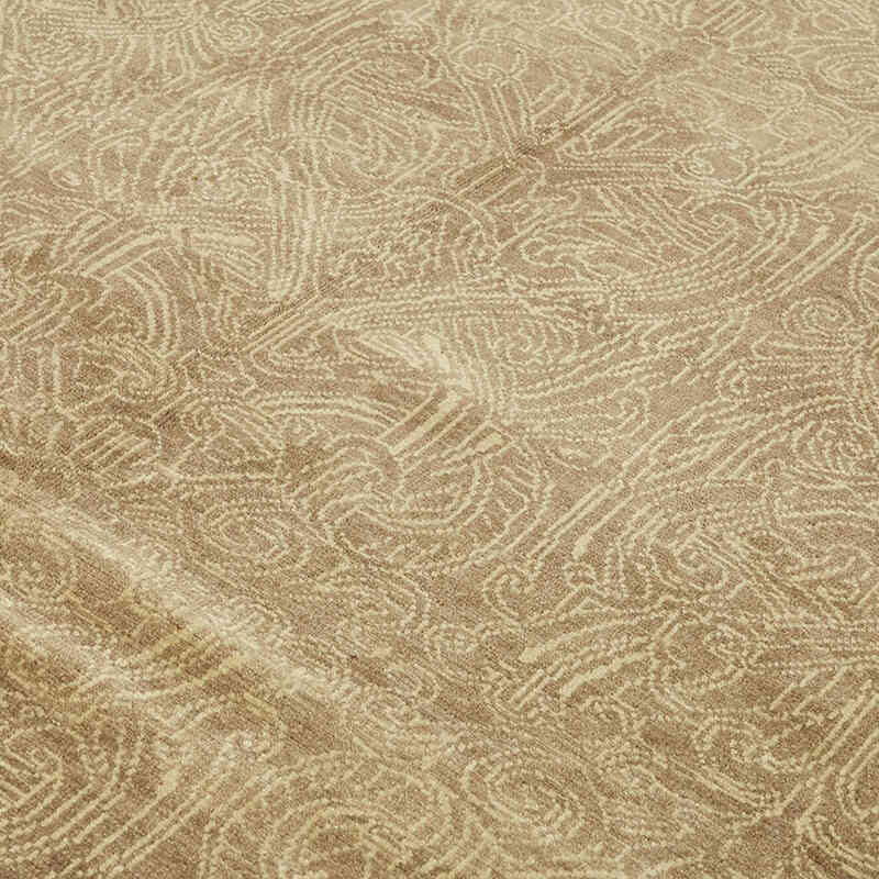New Hand Knotted Wool Oushak Rug - 8' 1" x 11' 11" (97" x 143") - K0063257