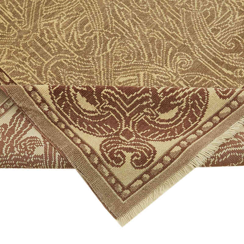 New Hand Knotted Wool Oushak Rug - 8' 1" x 11' 11" (97" x 143") - K0063257