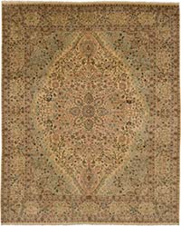 New Hand Knotted Wool Oushak Rug - 8'  x 10'  (96" x 120")