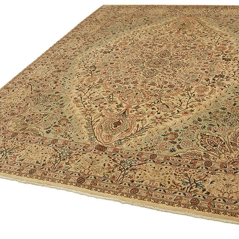 New Hand Knotted Wool Oushak Rug - 8'  x 10'  (96" x 120") - K0063262