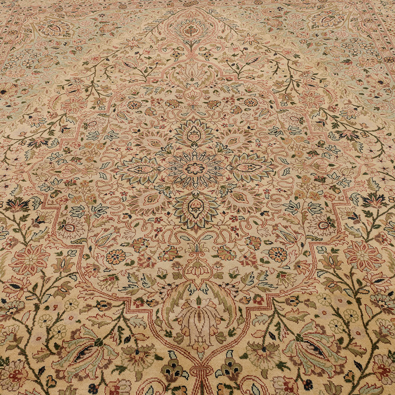 New Hand Knotted Wool Oushak Rug - 8'  x 10'  (96" x 120") - K0063262