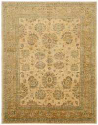 New Hand Knotted Wool Oushak Rug - 8' 2" x 10' 4" (98" x 124")