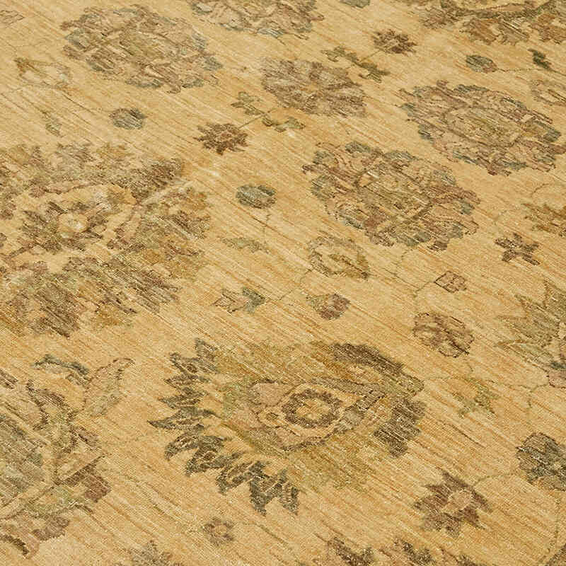 New Hand Knotted Wool Oushak Rug - 8' 2" x 10' 4" (98" x 124") - K0063263