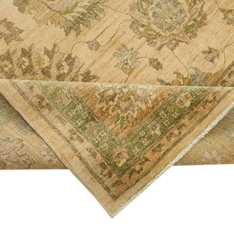 New Hand Knotted Wool Oushak Rug - 8' 2" x 10' 4" (98" x 124") - K0063263