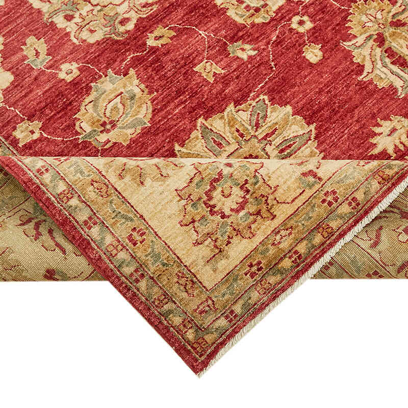 New Hand Knotted Wool Oushak Rug - 8' 1" x 9' 9" (97" x 117") - K0063267