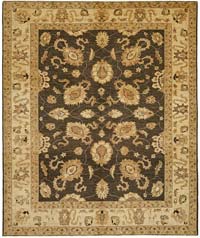 New Hand Knotted Wool Oushak Rug - 8' 1" x 9' 6" (97" x 114")