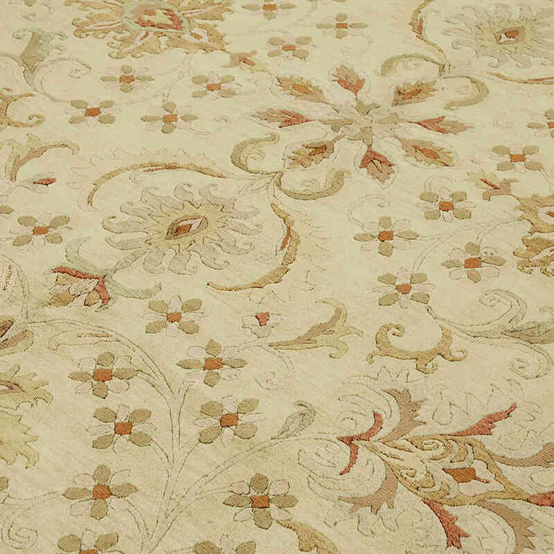 Nueva Alfombra Oushak Tejida a Mano - 244 cm x 306 cm - K0063273
