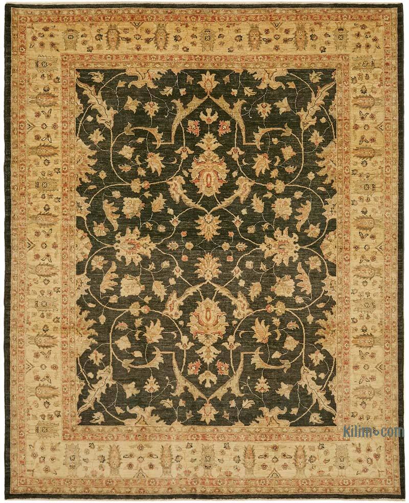 New Hand Knotted Wool Oushak Rug - 8' 2" x 10'  (98" x 120") - K0063276