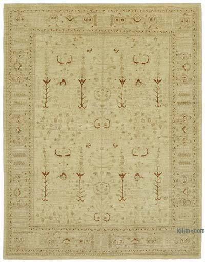 New Hand Knotted Wool Oushak Rug - 7' 10" x 10'  (94 in. x 120 in.)