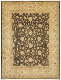New Hand Knotted Wool Oushak Rug - 8' 10" x 11' 6" (106" x 138")