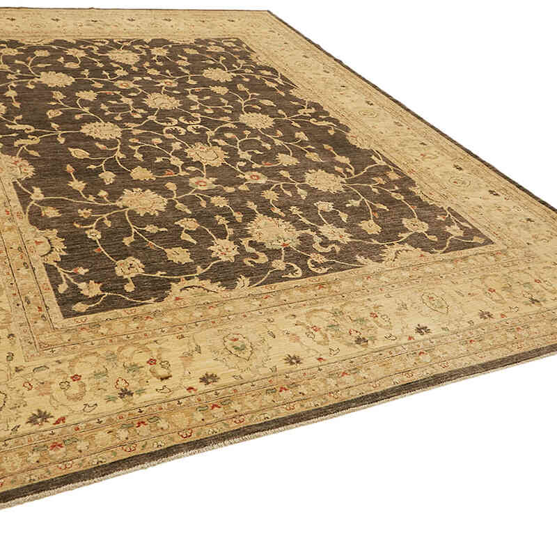 New Hand Knotted Wool Oushak Rug - 8' 10" x 11' 6" (106" x 138") - K0063288