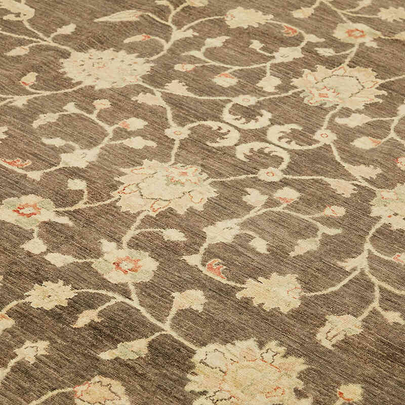 New Hand Knotted Wool Oushak Rug - 8' 10" x 11' 6" (106" x 138") - K0063288