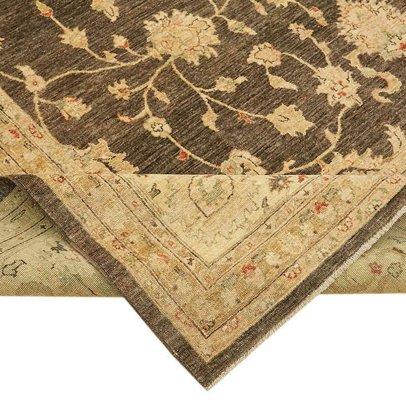 New Hand Knotted Wool Oushak Rug - 8' 10" x 11' 6" (106" x 138") - K0063288