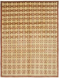 New Hand Knotted Wool Oushak Rug - 9'  x 11' 7" (108" x 139")