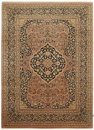 New Hand Knotted Wool Oushak Rug - 9' 1" x 12' 1" (109 in. x 145 in.)