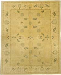 New Hand Knotted Wool Oushak Rug - 8' 1" x 9' 10" (97" x 118")