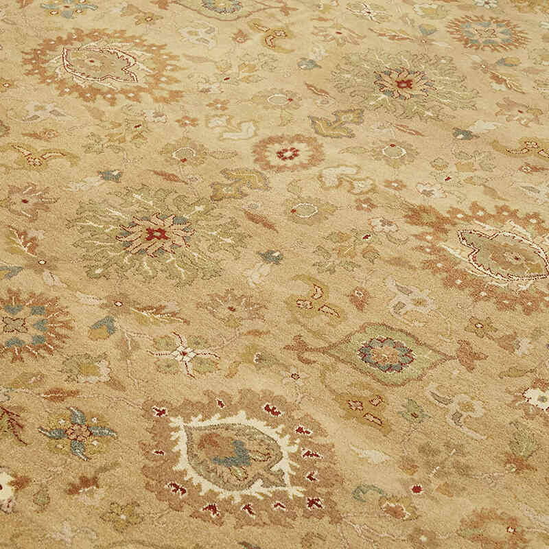 Nueva Alfombra Oushak Tejida a Mano - 272 cm x 372 cm - K0063306