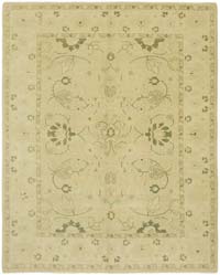 New Hand Knotted Wool Oushak Rug - 8' 5" x 10' 3" (101" x 123")