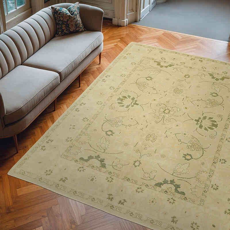 Nueva Alfombra Oushak Tejida a Mano - 256 cm x 312 cm - K0063309