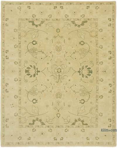 New Hand Knotted Wool Oushak Rug - 8' 3" x 10' 2" (99 in. x 122 in.)