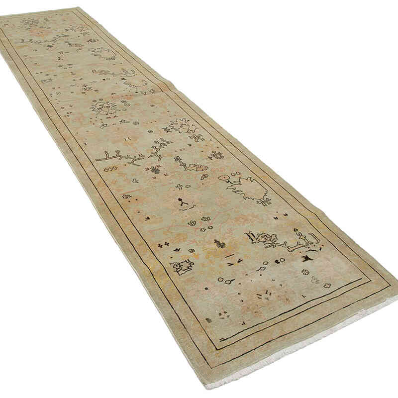 Yeni El Dokuma Uşak Halısı - 88 cm x 360 cm - K0063313