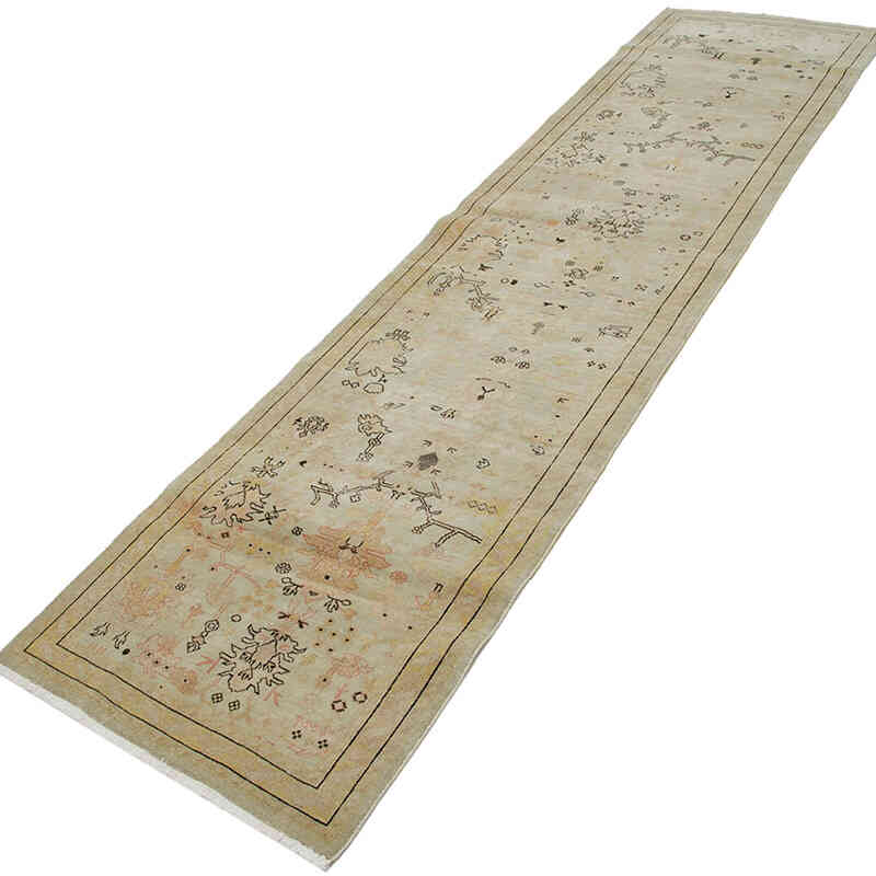 Yeni El Dokuma Uşak Halısı - 88 cm x 360 cm - K0063313