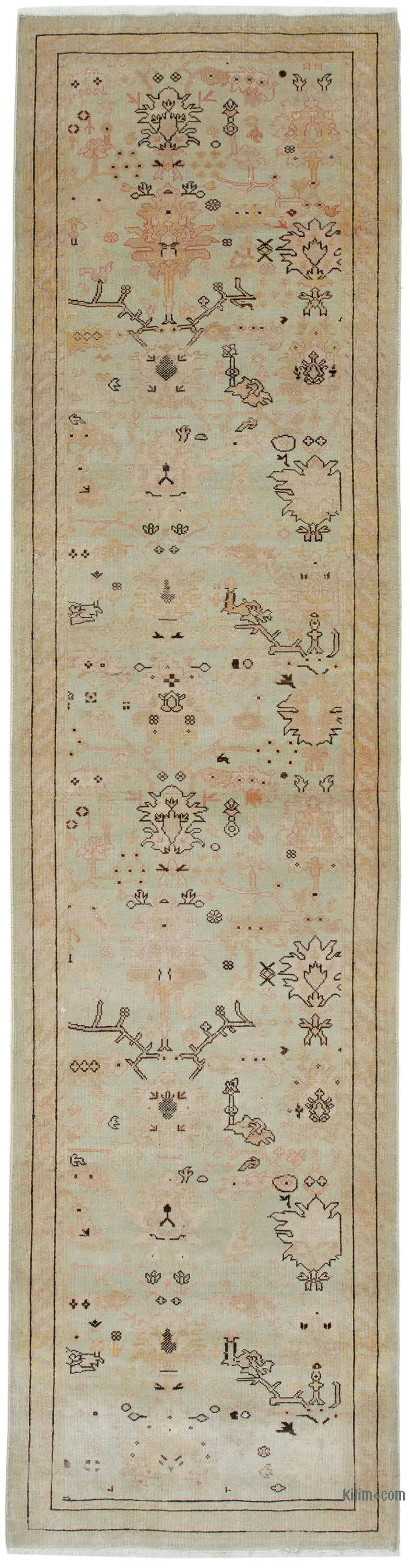 Yeni El Dokuma Uşak Halısı - 88 cm x 360 cm - K0063313