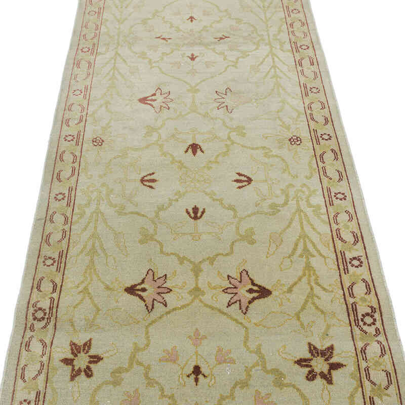 New Oushak Runner Rug - 2' 7" x 10' 9" (31" x 129") - K0063314