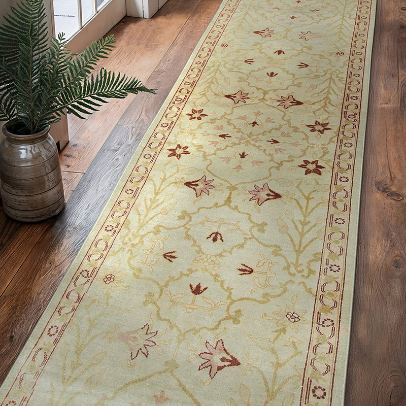 New Oushak Runner Rug - 2' 7" x 10' 9" (31" x 129") - K0063314