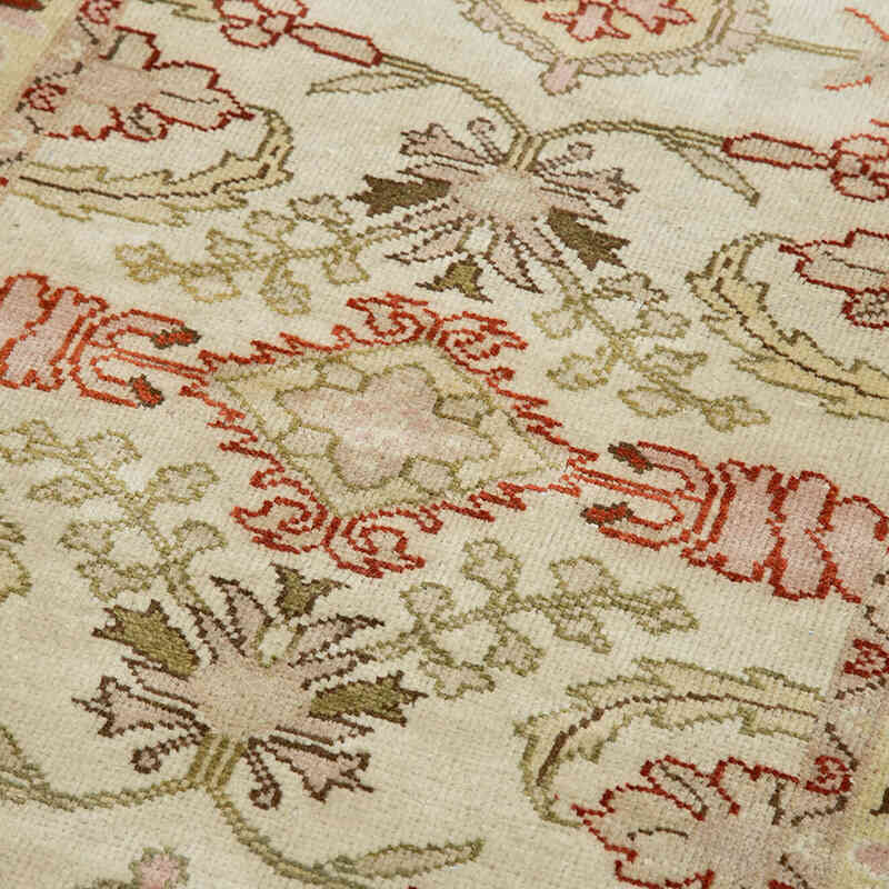 Kırmızı Yeni El Dokuma Uşak Halısı - 77 cm x 416 cm - K0063316