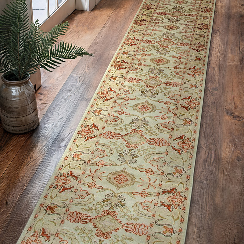 Kırmızı Yeni El Dokuma Uşak Halısı - 77 cm x 416 cm - K0063316