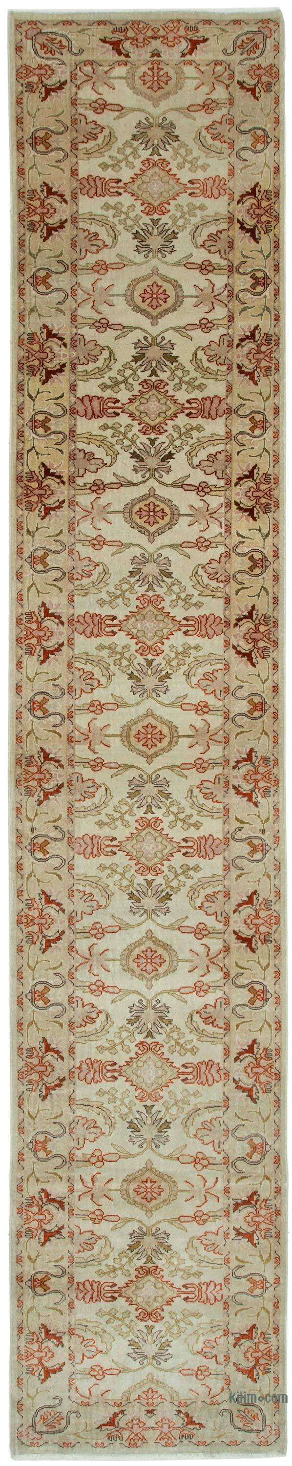 Kırmızı Yeni El Dokuma Uşak Halısı - 77 cm x 416 cm - K0063316