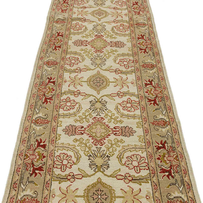 Red New Oushak Runner Rug - 2' 6" x 13' 10" (30" x 166") - K0063317