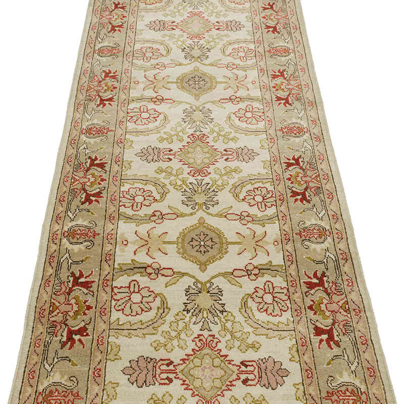 Red New Oushak Runner Rug - 2' 6" x 13' 10" (30" x 166") - K0063317