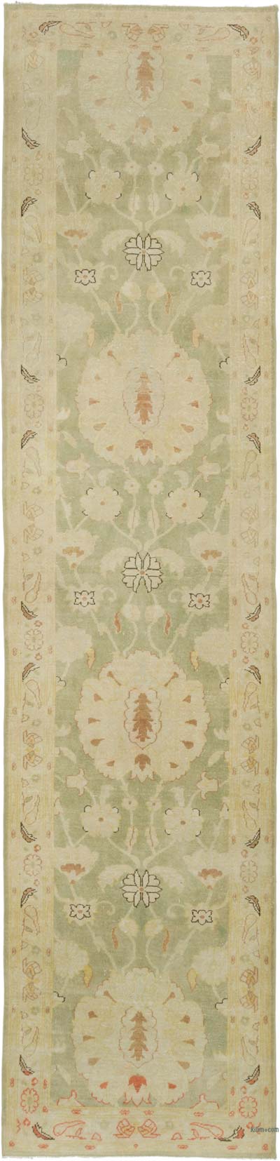 Nueva Alfombra Ushak Tejida a Mano - 90 cm x 375 cm