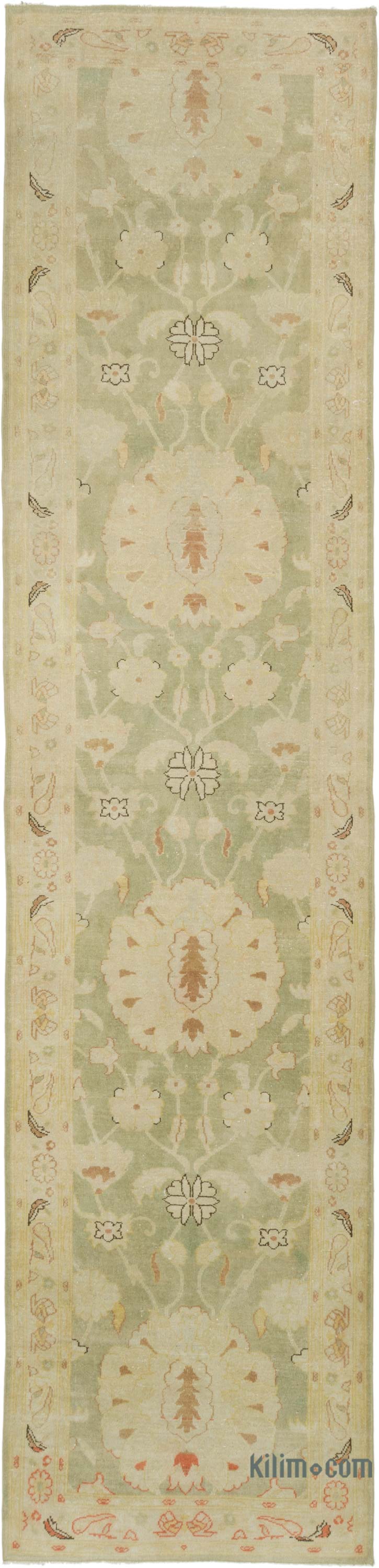 New Oushak Runner Rug - 2' 11" x 12' 4" (35" x 148") - K0063326