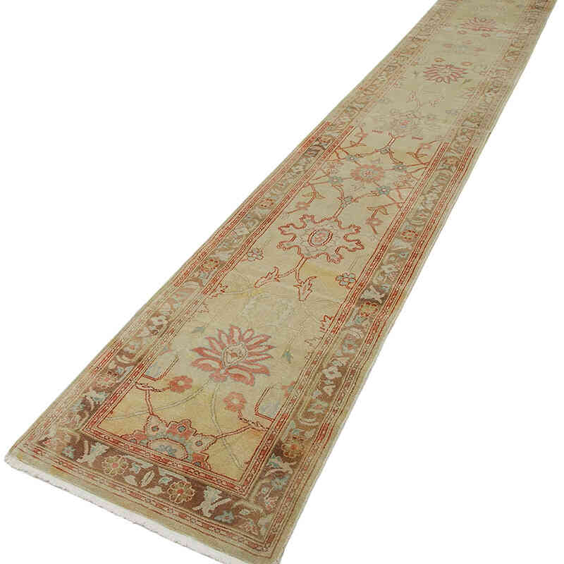 New Oushak Runner Rug - 2' 5" x 13' 11" (29" x 167") - K0063330